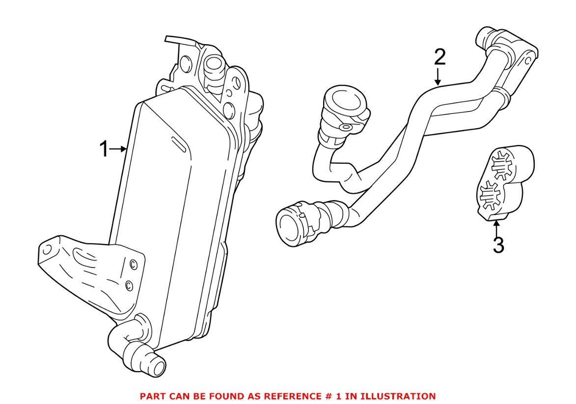 BMW Automatic Transmission Oil Cooler 17218570062